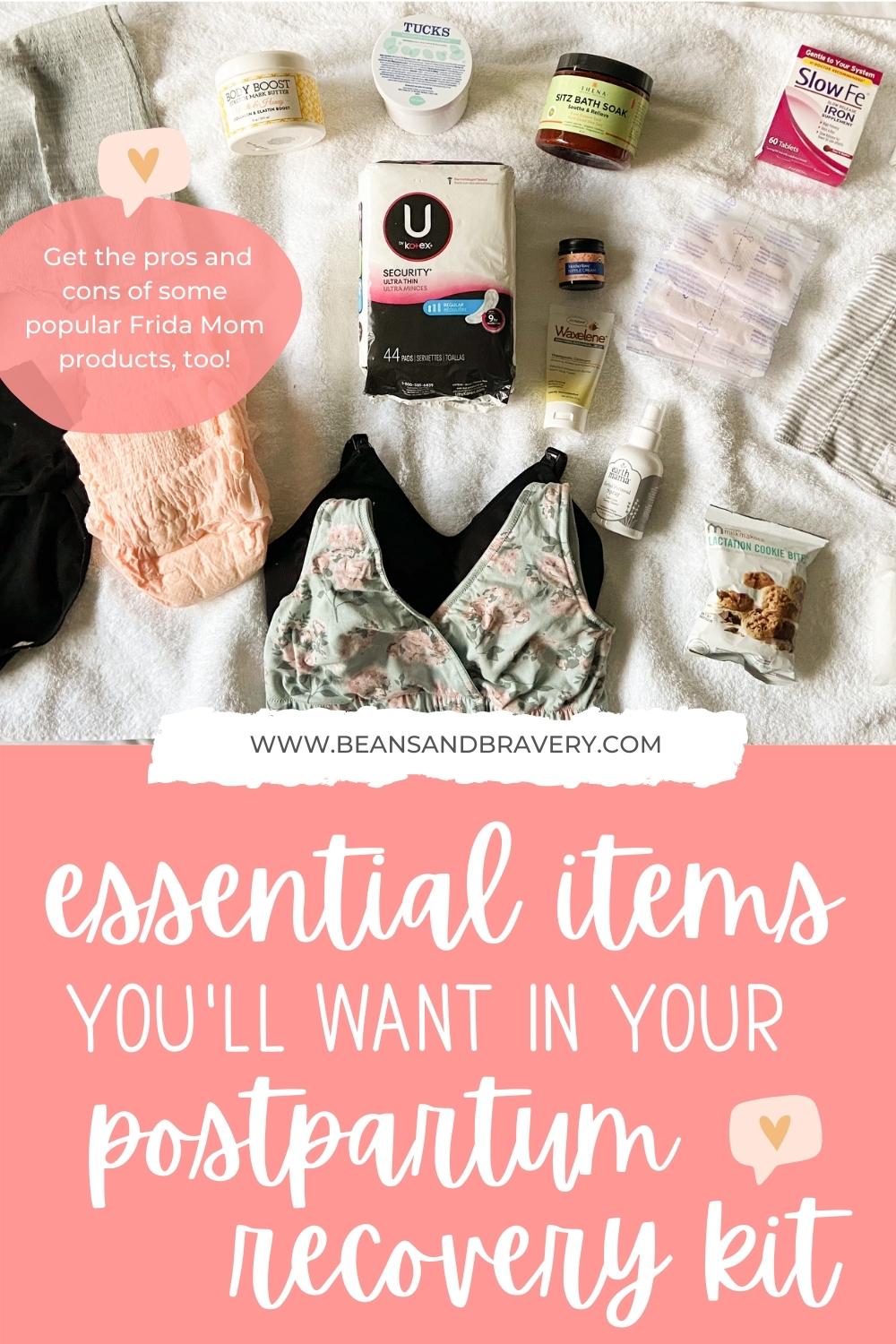 Products You Need For Your Diy Postpartum Recovery Kit Beans Bravery